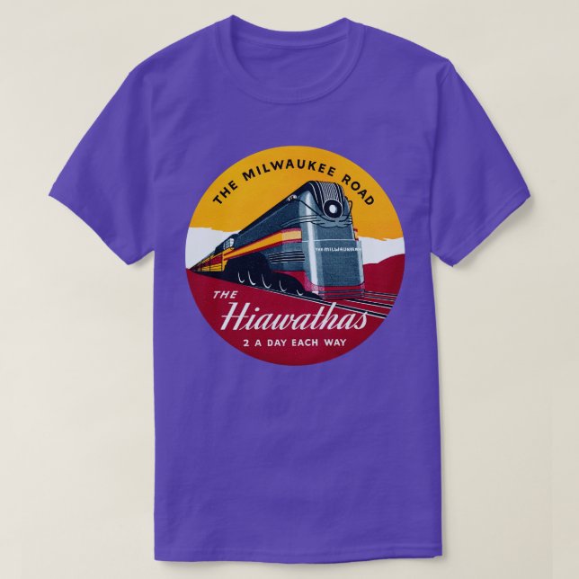 1939 Hiawatha Passagierzugflotte T-Shirt (Design vorne)