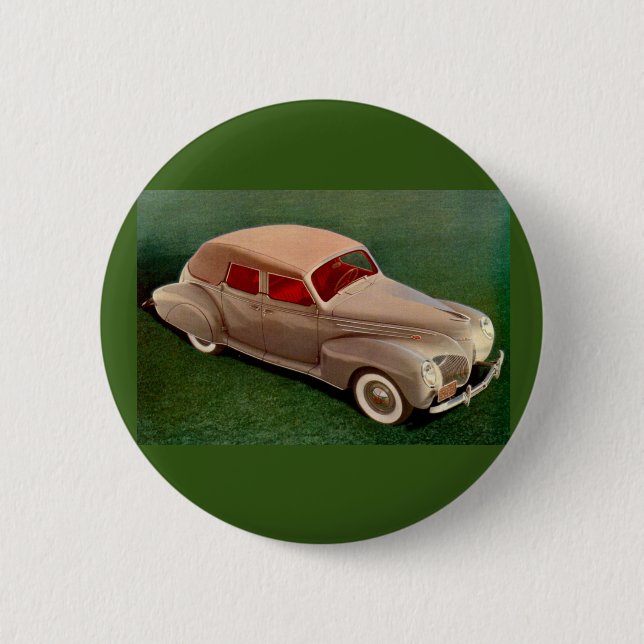 1939 Lincoln Zephyr Button (Vorderseite)