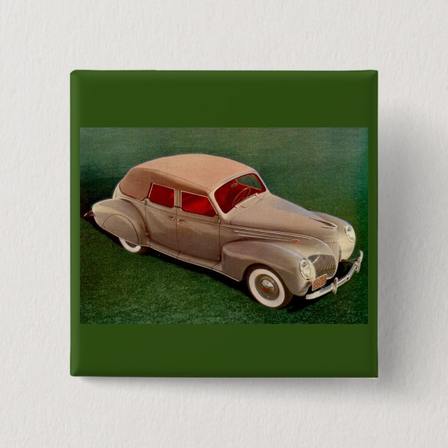 1939 Lincoln Zephyr Button (Vorderseite)