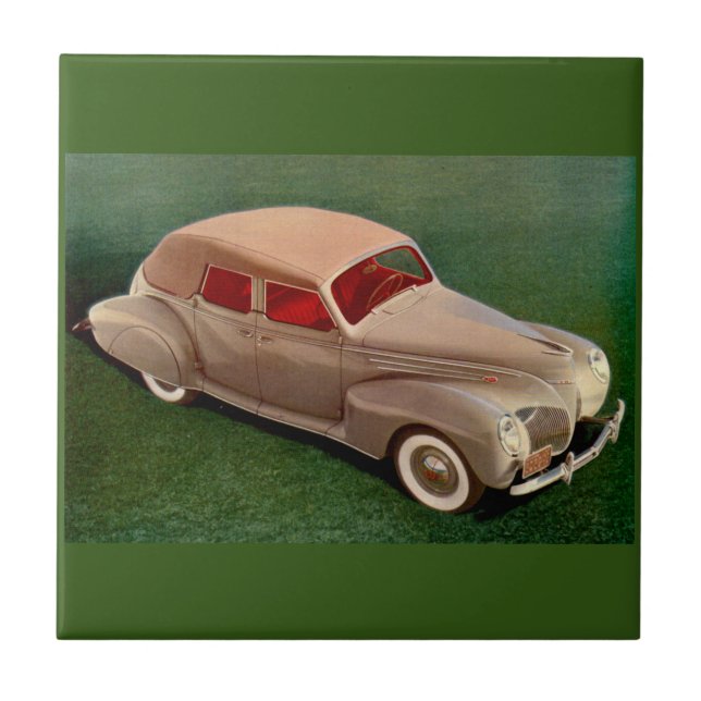 1939 Lincoln Zephyr Fliese (Vorderseite)
