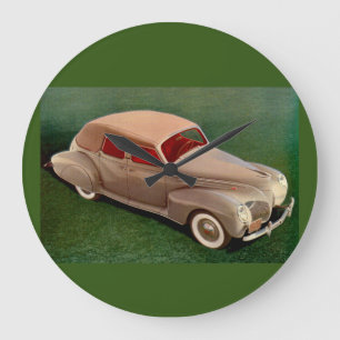 1939 Lincoln Zephyr Große Wanduhr