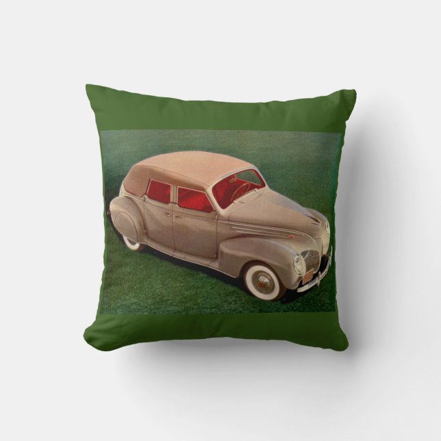 1939 Lincoln Zephyr Kissen (Vorderseite)