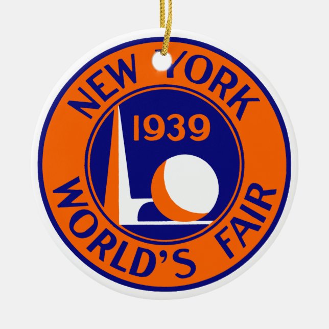 1939 New York World's Fair Keramikornament (Vorne)