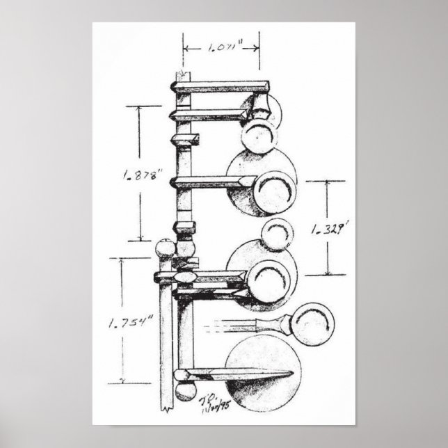1939 Selmer Paris Balanced Action Saxophon Poster (Vorne)