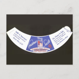1939 Weihnachtsgebäck Milchflaschen-Collar Postkarte
