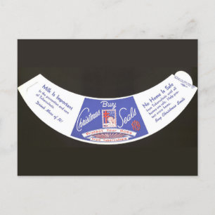 1939 Weihnachtsgebäck Milchflaschen-Collar Postkarte