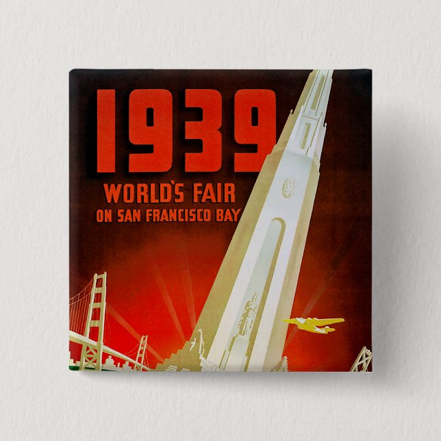 1939 Weltmesse San Francisco Button (Vorderseite)