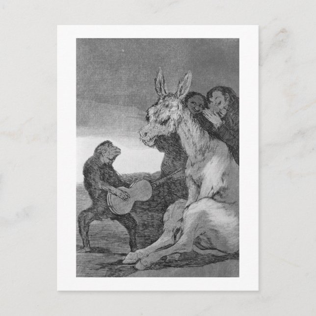 193-0082138 Bravo!, eine Karikatur des musikalisch Postkarte (Vorderseite)