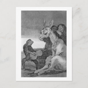 193-0082138 Bravo!, eine Karikatur des musikalisch Postkarte