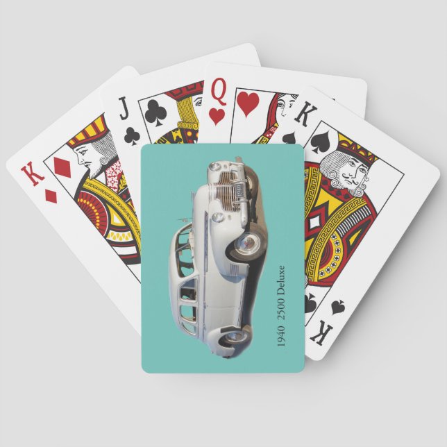 1940 2500 Deluxe Spielkarten (Rückseite)