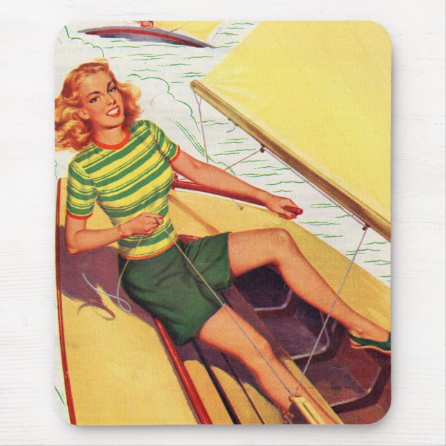 1940 Pretty Lady Mousepad (Vorne)