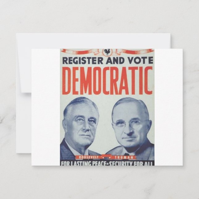 1940 Roosevelt - Truman (Vorderseite)