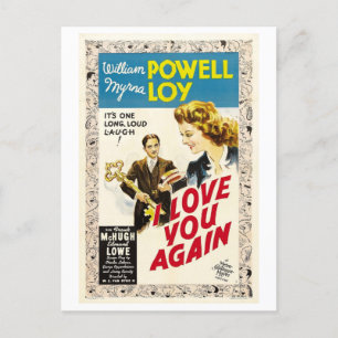 1940er Film I Liebe You Postkarte