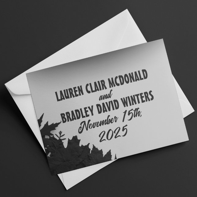 1940er Jahre Film Noir Wedding Dankeskarte (Von Creator hochgeladen)