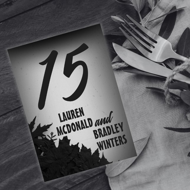 1940er Jahre Film Noir Wedding Tischnummer (Von Creator hochgeladen)