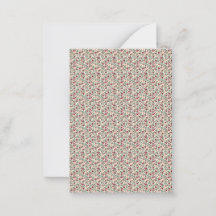 1940er Jahre Utility Floral Sprig Muster