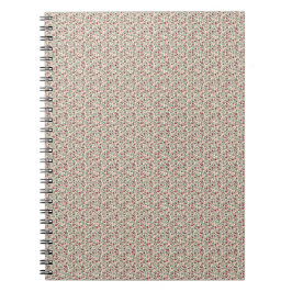 1940er Jahre Utility Floral Sprig Muster Notizblock