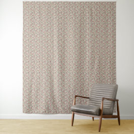 1940er Jahre Utility Floral Sprig Muster Wandteppich