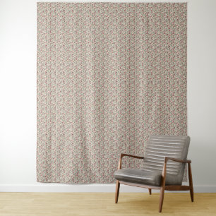 1940er Jahre Utility Floral Sprig Muster Wandteppich