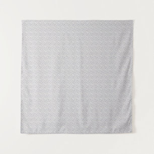 1940er Jahre Vintage-Thymian- und Denim-Blumenkuns Wandteppich