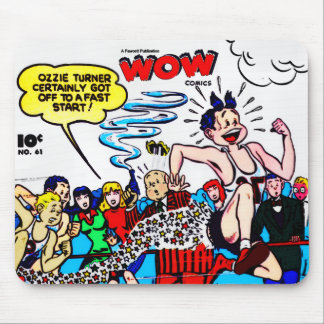 1940er WOW Comics Mauspad