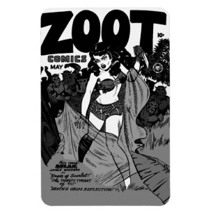 1940er ZOOT Comics Flexible Magnet