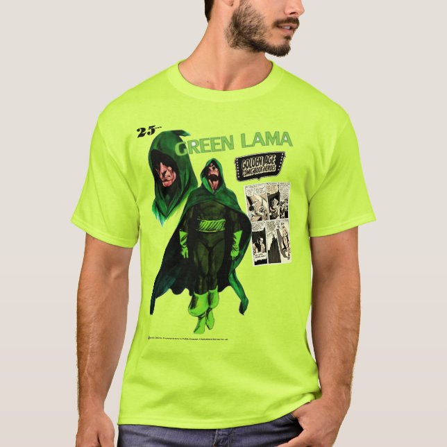 1940's Green Lama "Character" T-Shirt (Vorderseite)