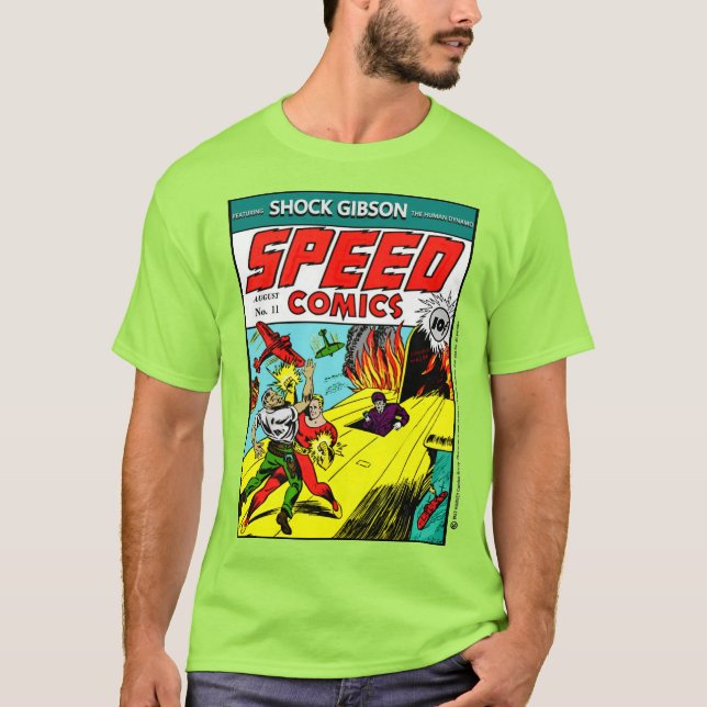1940's SPEED Comics T-Shirt  (Vorderseite)