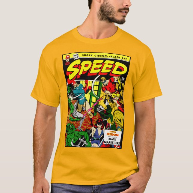 1940's SPEED Comics T-Shirt (Vorderseite)