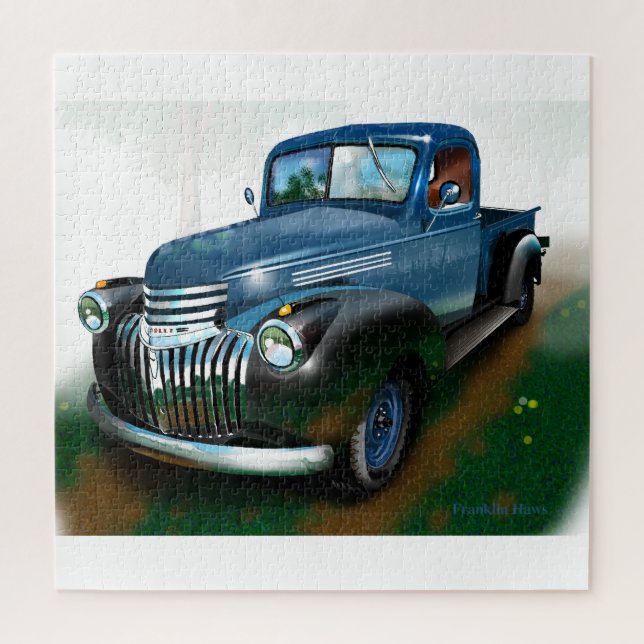 1941-1947 Chevy pickup Puzzle (Vertikal)