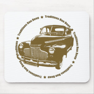 1941 Chevy Coupe Traditionelles Hot Rod Mousepad