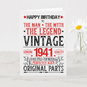 1941 geboren Geburtstag der Mann der Mythos die Le Karte