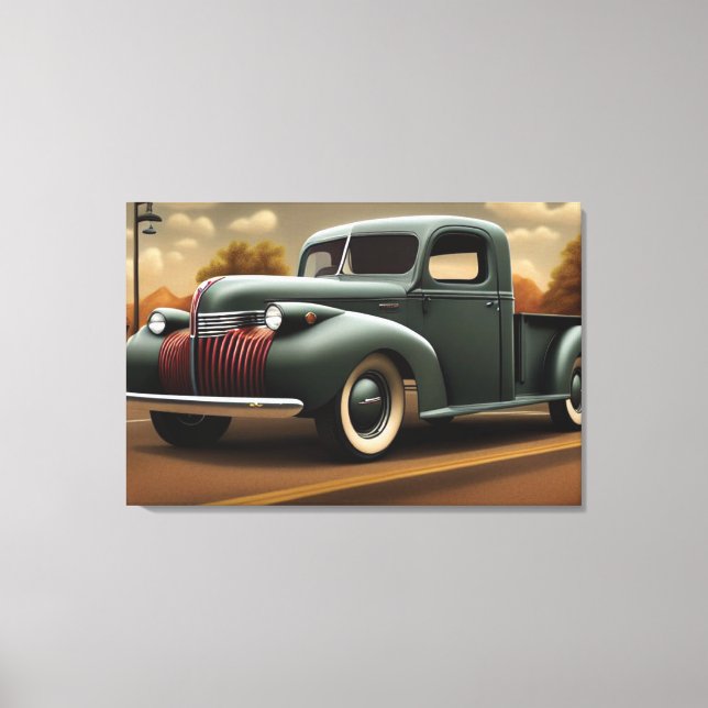 1941 Lieferwagen LKW Canvas Print Leinwanddruck (Vorderseite)