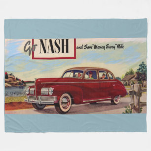 1941 Nash-Automobilwerbung Fleecedecke