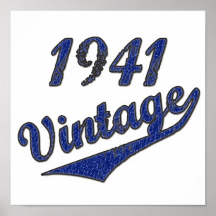 1941 Vintag Poster