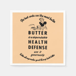1941 Vintage Butter-Anzeige Serviette
