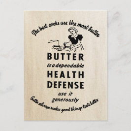 1941 Vintager Butter Postkarte