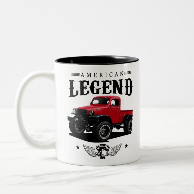 1942 American Truck Legend Zweifarbige Tasse (Links)