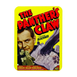 1942 Das Claw-Filmplakat des Panther Magnet