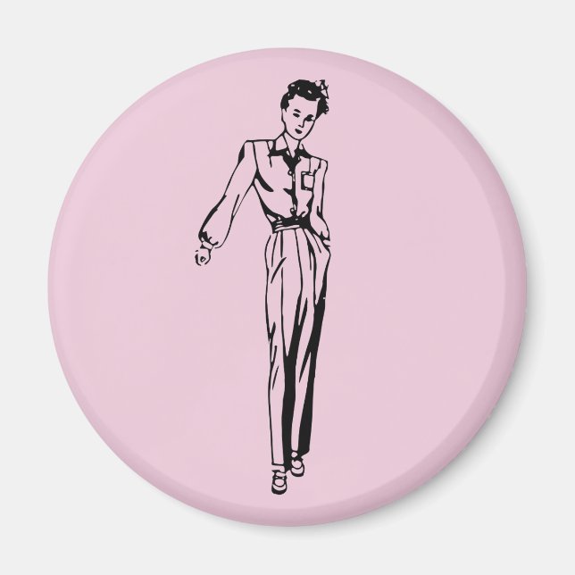 1942 Ladys Slacks und Magnet (Vorne)