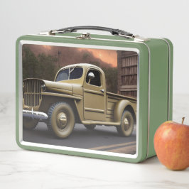 1942 Lieferwagen Metall Brotdose