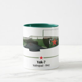1942, Yak-7 Russland, Stalingrad Battle - Tasse