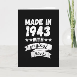 1943 hergestellt mit Originalteilen, Karte