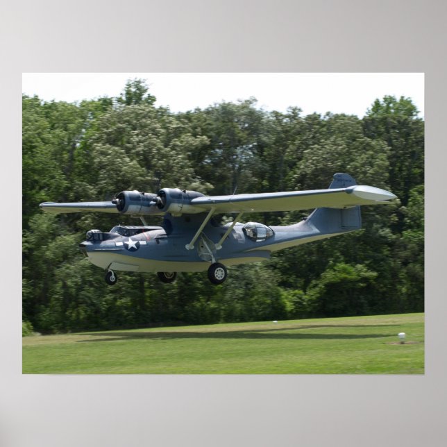 1943 Konsolidierte PBY-5A "Catalina". Poster (Vorne)