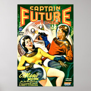 1944 Captain Future Cover Poster
