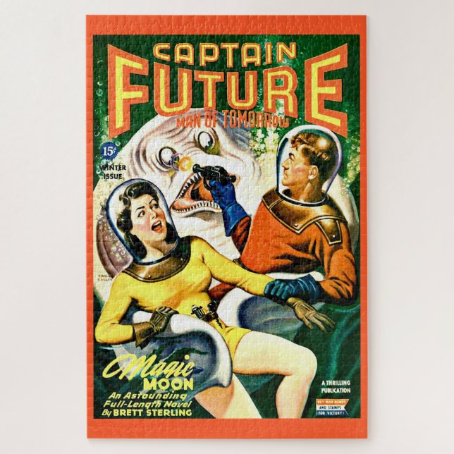 1944 Captain Future Cover Puzzle (Vertikal)