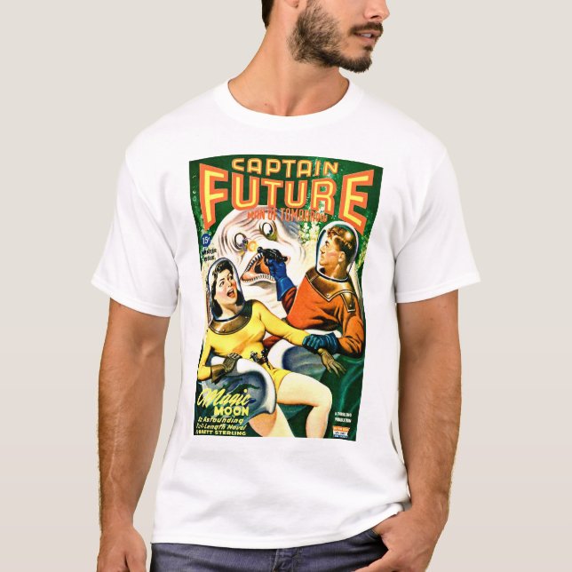 1944 Captain Future Cover T-Shirt (Vorderseite)