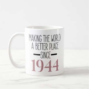 1944 Geburtstag 80. Jährige Geschenke Frauen Tasse