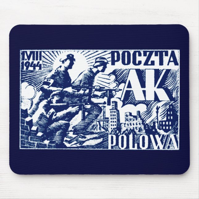 1944 Warschau überraschend Mousepad (Vorne)