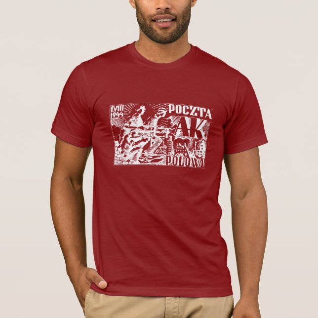 1944 Warschau überraschend T-Shirt (Vorderseite)